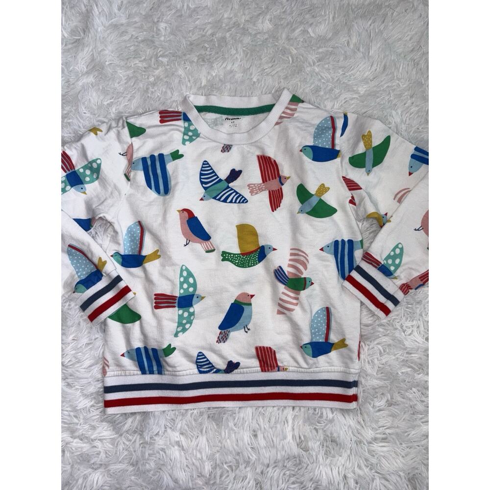 Fiream Kids Sz. 6T Multicolor Bird Design Light Sweatshirt. Adorable, Grt. Qual